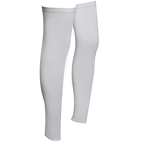 staol Unisex Sport Cycling Leg Sleeve For Sun For Protective Cover Leg Sleeve Leg Sleeves Tube, Gray