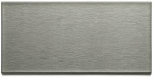F50-50 Long Grain Metal Tiles, 3" X 6"