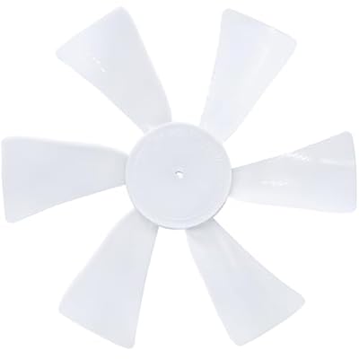 mznowsea 6" RV Vent Fan Blades Replacement, 12V D-Shaft RV Bathroom Vent Fan Fits for Bathroom RV Camper Roof Vents & Range Hoods
