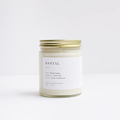Brooklyn Candle Studio Minimalist Santal Soy Candle Jar, 1 Each #TOP1