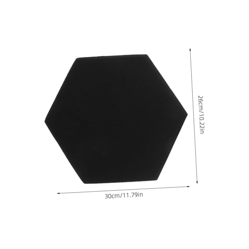 12 paneles acústicos hexagonales de aislamiento con reducción de ruido para hogar, oficina y estudio, autoadhesivos, alta densidad miniatura 2