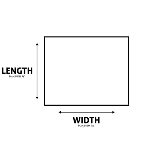 Image of Source One LLC 1 Inch Thick Acrylic Plexiglass Sheet (Clear, Custom)