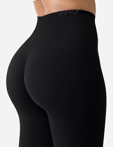 VOYJOY Seamless Leggings for Women High Waist Yoga Pants Scrunch Butt Lifting Elastic Tights4
