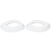 LED Maske Augenschutz, Silikon Eye Cover für LED Gesichtsmaske, Augenabdeckung für Photon-Lichttherapie, schützt vor grellem Licht, wiederverwendbar, weich (Weiß)