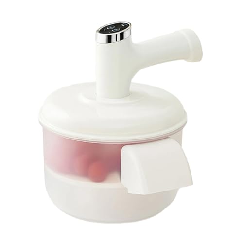 Woalopted Máquina Peladora De Uvas | Pelador de Piel de Verduras - Pelador Automático Accionado Eléctricamente,para Bayas, Tomates, Cerezas, Ajos, Hogar, Cocina y Camping