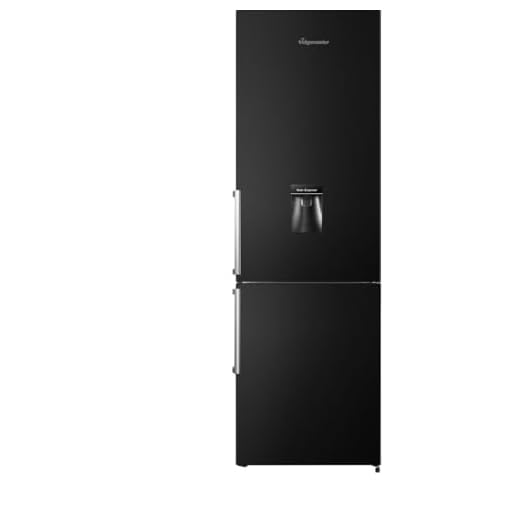 Fridgemaster MC55265DEB 70/30 Fridge Freezer - Black - E Rated