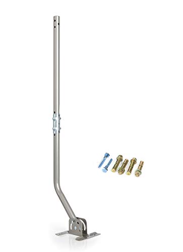 Adjustable Antenna Mounting Pole &ndash; Universal J-Pipe Mount for Antennas & Weather Stations with...