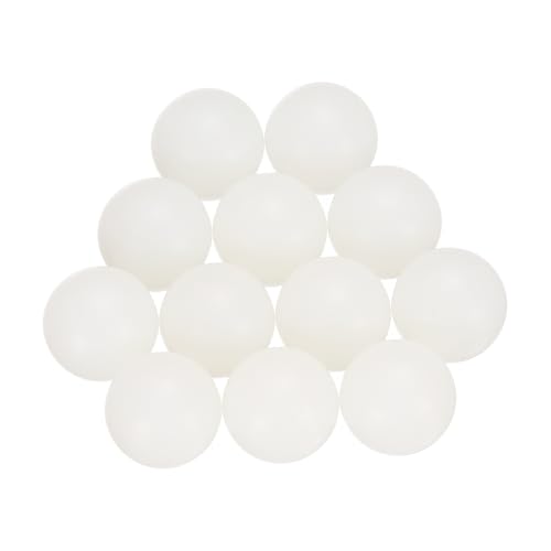 uxcell 12pcs Nylon Bearing Balls 3/8" Solid Plastic Balls, G1 Precision Bearing Ball Frosted Surface, White