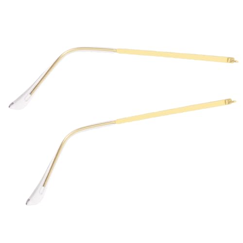 OATIPHO 1ペア眼鏡用属フレームレッグ 交換パーツ ずれ防止設計 耳に優し