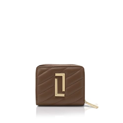 Image of Lavie Luxe Women's Diagonal Flap 25 Quilted Small Zip Wallet | Gift for Women