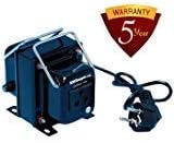 Starlite Transformador de voltaje elevador y descendente WTG-300 de 300 W, protección de fusibles, transformador bidireccional, 110 a 220 V o 220 a