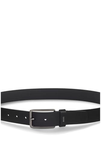 BOSS Herren Calis-logo_sz35 G rtel, Black1, 80 EU – Ansicht 3