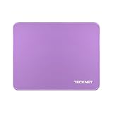 TeckNet Ergonomic Gaming Office Mouse Pad Mat Mousepad with Rest Wrist Support - Non-Slip Rubber Base - Special-Textured Surface (Purple)