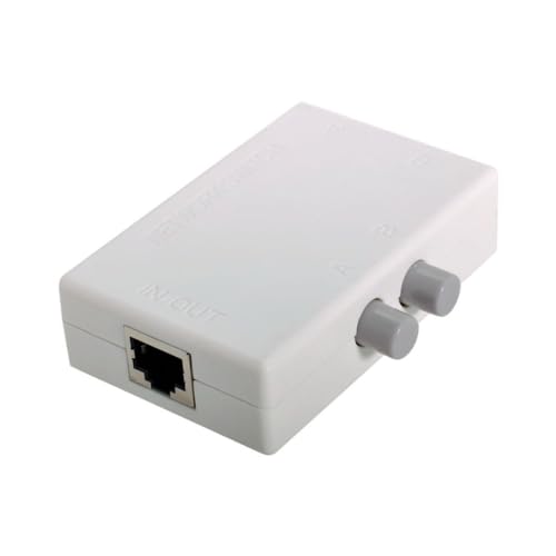 ChenYang RJ45 Switcher Adapter 2 in 1 Out ? 1 in 2 Out Manual Sharing Network Switch Splitter Selector Adapter HUB Box