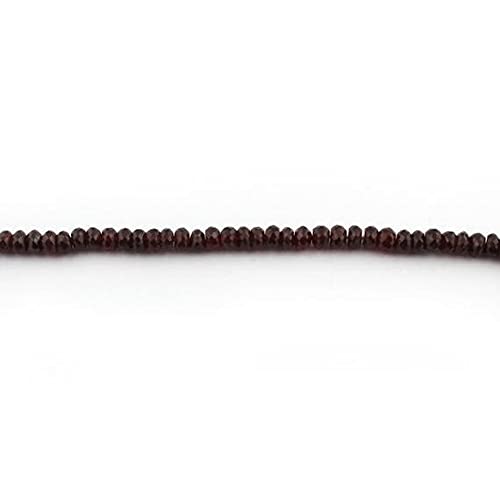 Garnet Faceted Rondelles d'exception pour création de bijoux raffinés LKBEADS