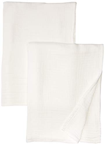 Image of HonestBaby Baby 100% Organic Cotton Swaddle Receiving Blankets (2 Pack)