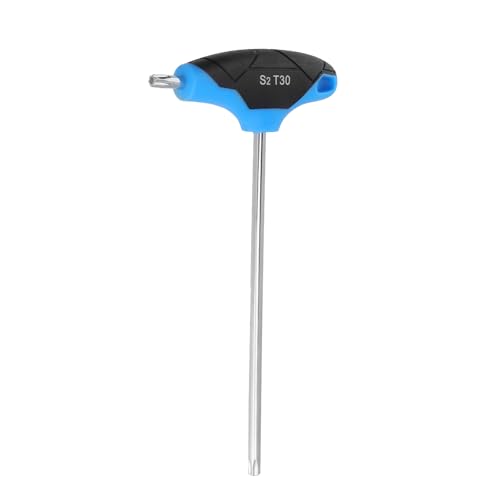 Image of Antrader T30 Torx Screwdriver,Anti Tamper Proof Torx Key,S2 Steel T-Handle Dual End Wrench-2Pcs (Blue)