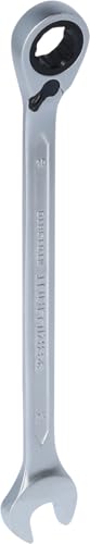 BRILLIANT TOOLS BT013810 Clés polygonales à cliquet contre-coudées, 10 mm [Powered by KS TOOLS]