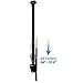 Mount-It! TV Ceiling Mount, Full Motion Height Adjustable Swivel Tilting Bracket for 42, 45, 47, 49, 50, 55, 60, 65, 70, 75, 80, 85, 90 Inch, TVs 220 Lbs Capacity