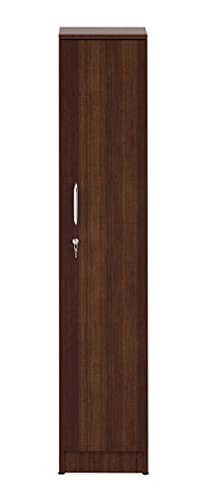 Image of MAMTA Decoration Engineered Wood Wardrobe with 1 Door for Bedroom Wooden Almirah for Living Room Home (Dark Elm Finish)