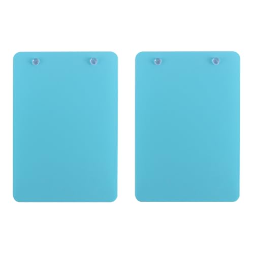 Tiardey 2 Placas de plástico para desove y eclosión de Peces de Acuario, Superficie para Puesta de Huevos de cría de Peces con ventosas para peceras, 17 x 12 cm