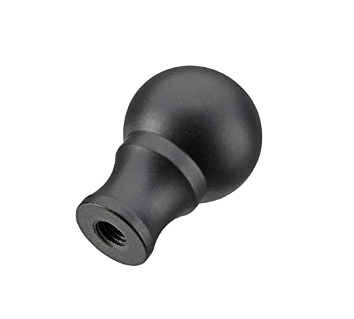 Image of Aspen Creative 24018-31 Steel Lamp Finial in Oil Rubbed Bronze Finish, 1 3 /8 inch (1 Pack)