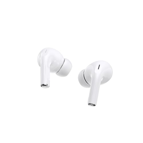 Image of Candytech AirSpace Screen TWS with 13mm Drivers, ANC Ear Buds 32dB, up to 50H Playtime TWS Ear Buds, Type-C Fast Charging, BT v5.4, True Wireless Earbuds, Transparency & EQ Mode (White)