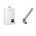 MIZUDO Natural Gas Tankless Water Heater 3.6 GPM, 80,000 BTU Indoor Installation Instant Hot Water heater with Venting System