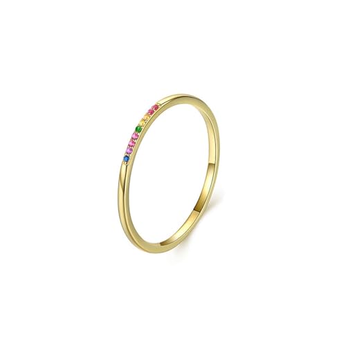 Joyas modernas de oro amarillo Au375 con circonitas para alianzas de boda