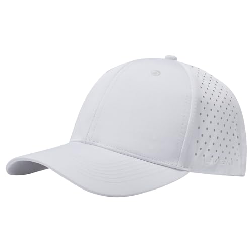 Image of UPF 50+ Performance Water Resistant Baseball Cap Lightweight Breathable Hat Golf Running Boat Hiking for Men Women
