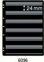 PRINZ Einsteckblätter 6096 Prinz-plus-System pour classer vos séries de timbres 6 fächer