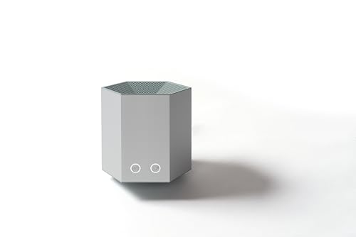 JVD Purificateur d'air personnel Shield Compact Vert Malachite, fabriqué en France. 22 W - Smart Hepa Filter - Neutralise virus, polluants, odeurs et allergènes