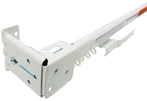 Graber Super Heavy Duty Traverse Curtain Rod 48-84 Inch, White (One Way Draw: Right) #TOP6