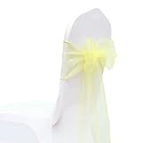 Matériau : soyeux et résistant, cette texture légère est brillante et la couleur est éclatante. Ces pièces en satin sont un brillant préféré, et la ceinture unique transforme une simple chaise en un siège charmant pour un invité spécial.