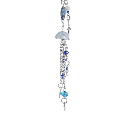 Long Tassels Keychain Ocean Inspired Design Keyrings for Keys and Cardholders