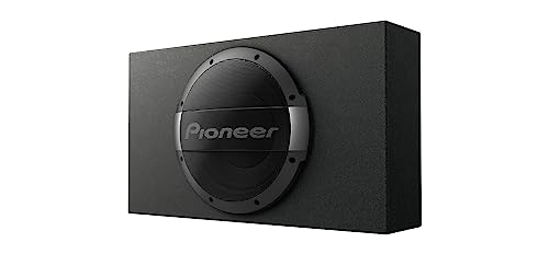 Pioneer TS-WX1010LA Aktivsubwoofer, leistungsstarker Gehäuse Subwoofer mit 1200 W Maximalleistung,...