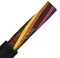 Nassau Electrical Supply 14 AWG 9 Conductor 14/9 Non-Shielded VNTC Control Tray Cable Type TC-ER E2 Black 600V (100FT)