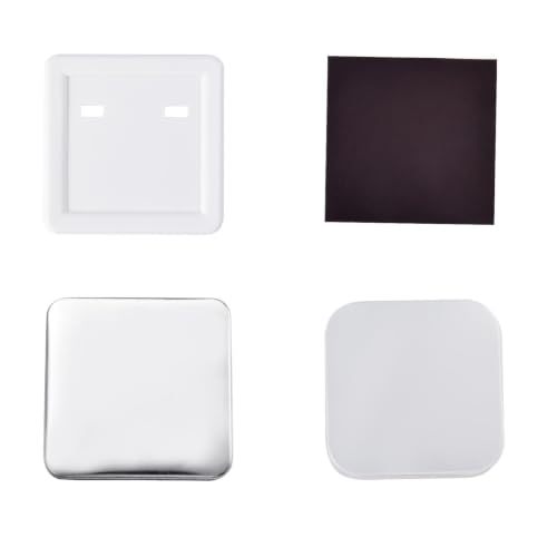 Image of DIYS Square Fridge Magnet Badge Button,2x2inch Square Magnet Maker Machine