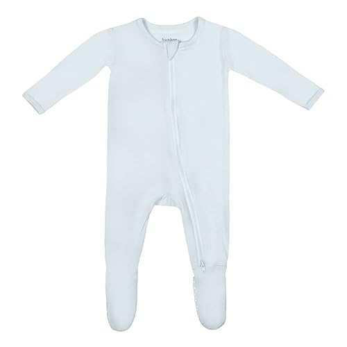 Image of Soft Baby Bamboo Viscose Footie Pajamas, Zipper Closure, 0-24 Months