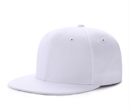 Boolavard Infant to Toddler Kid's Plain Structured Flatbill Snapback Cap