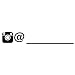 INSTAGRAM your user name handle Vinyl Decal Sticker 8" Car username custom