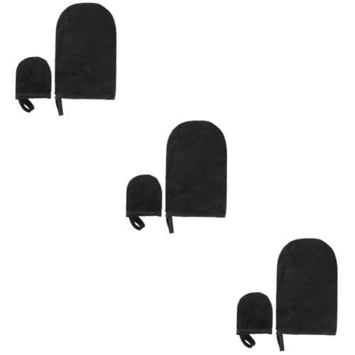 Ipetboom 3 Sets Uv Protection Gloves Manicure Uv Gloves Full Finger Tanning Mitts