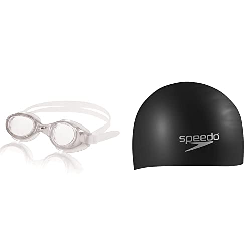 Speedo silicone long hair swim cap