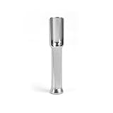 Mini SS304 stainless steel scoop with tamp tool,0.1 gram capacity 1.79 inch spoon for multi-purpose use sugar salt powder spices dishwashers safe for kitchen laboratory