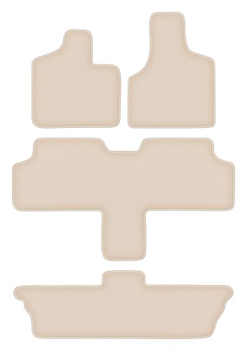 Tapis de voiture beige pour les trajets en famille en Dodge Caravan