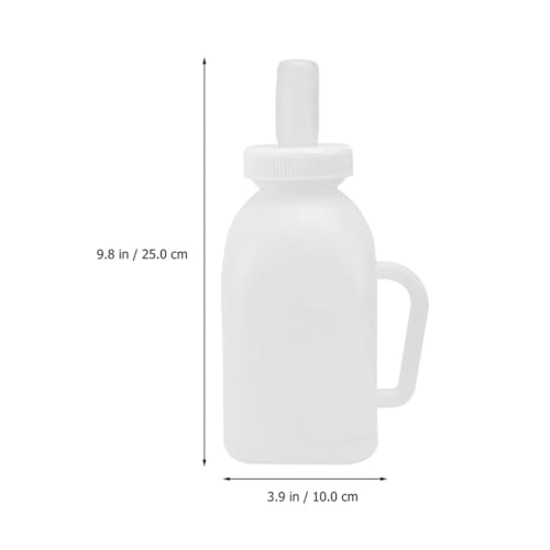 Biberón portátil para terneros con botellas de plástico de 1l y 850ml 2