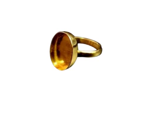 Miniatura 6 de Gold Plated Over 925 Sterling Silver Oval Shape Plain Bezel Ring Blank Bezel Setting, Blank Ring Base, Bezel For Resin Work