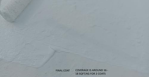 Image of NEXO Xtra Cool coat, flexible, Roofseal, 5 Litre, Waterproofing and Heatproofing Solution for Roofs, Terraces, Homes etc (5kg)