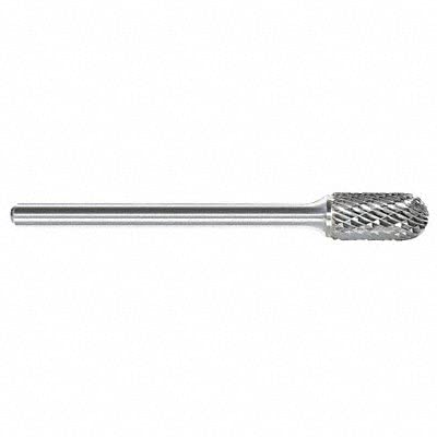 Carbide Bur, Radius End, 1/2 in, 1/4 Shank