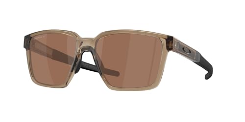Oakley OO9430 Sunglasses Bundle: OO 9430 ACTUATOR SQ 943004 Brown Smoke/Prizm Tungsten Polar Policarbonate Polarized and Eyewear Cleaning Kit